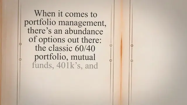'Video thumbnail for Portfolio Management for Online Lifestyle Entrepreneurs: the 10triple30 portfolio'