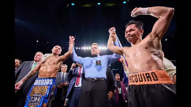 'Video thumbnail for STILLS - Pacquiao's comeback falls short as Barrios retains WBC welterweight title in majority draw'