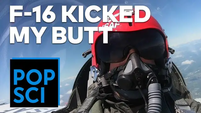 'Video thumbnail for Flying in an Air Force F-16 | I PUKED 3 TIMES'