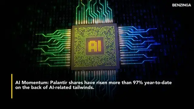 'Video thumbnail for Palantir Stock Is On Fire, Shares Hit Another All-Time High - What's Fueling The Momentum?'