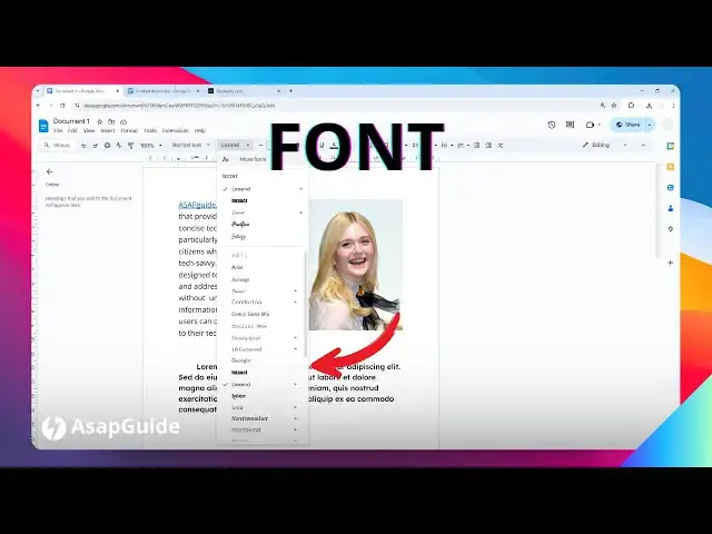 'Video thumbnail for How to Find, Add, and Remove Fonts in Google Docs'