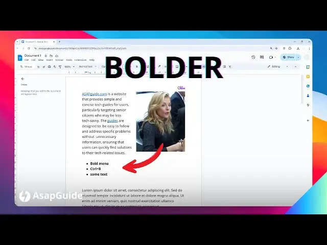 'Video thumbnail for How to Bold in Google Docs (3 Ways)'