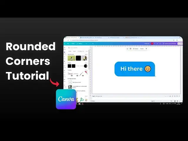 'Video thumbnail for How to Make Rounded Corners in Canva'