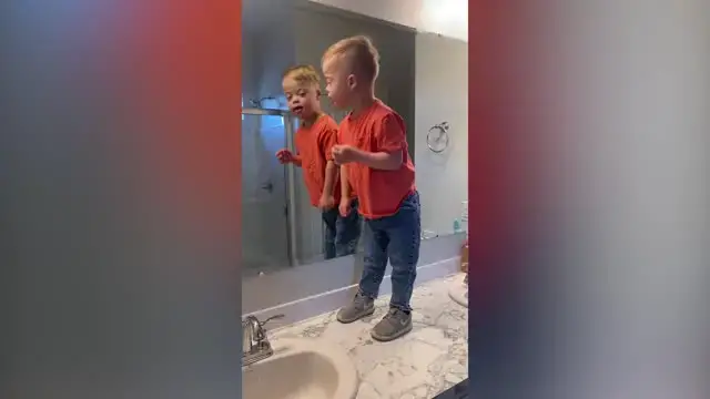 'Video thumbnail for Boy With Down Syndrome Shares His Motivational Morning Routine | Happily TV'