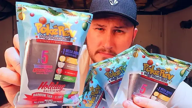 'Video thumbnail for I Bought PokéRev Pokémon Mystery Holiday Packs'