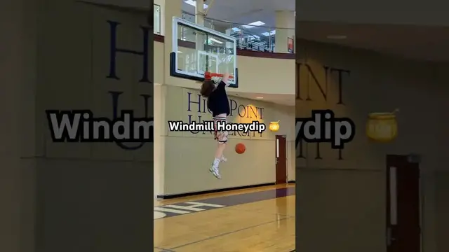 'Video thumbnail for (358) windmill dunk: high point university basketball'