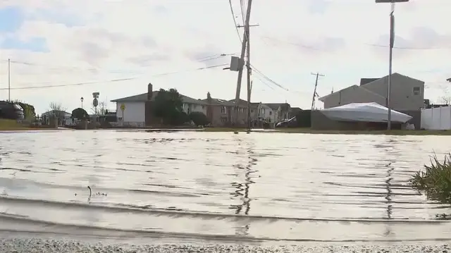 'Video thumbnail for 80,000-NYC-area homes at risk of flooding by 2040'