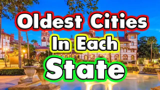 'Video thumbnail for Oldest Town in Every State. 49.9'