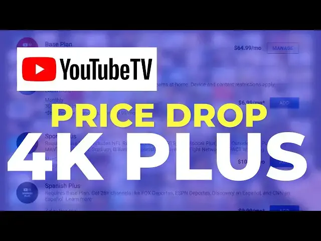 'Video thumbnail for DEAL ALERT: YouTube TV Drops Price of 4K Plus Add-On Ahead of Super Bowl 2023!'