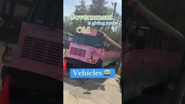 'Video thumbnail for The government is giving away old school buses for CHEAP…'