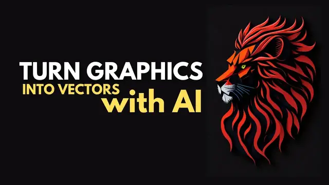 'Video thumbnail for Turn Your Graphics into Vectors with AI (Vectorizer AI Tutorial)'