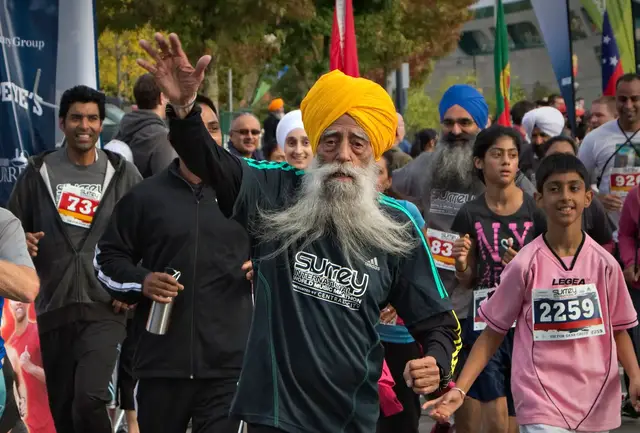 'Video thumbnail for ‘Turbaned Tornado’: World’s oldest marathon runner dies in hit-and-run'