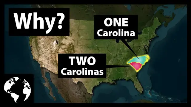 'Video thumbnail for Why The United States Has Two Carolinas: North Carolina And South Carolina'