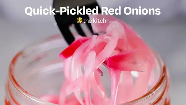 'Video thumbnail for Quick-Pickled Red Onions'