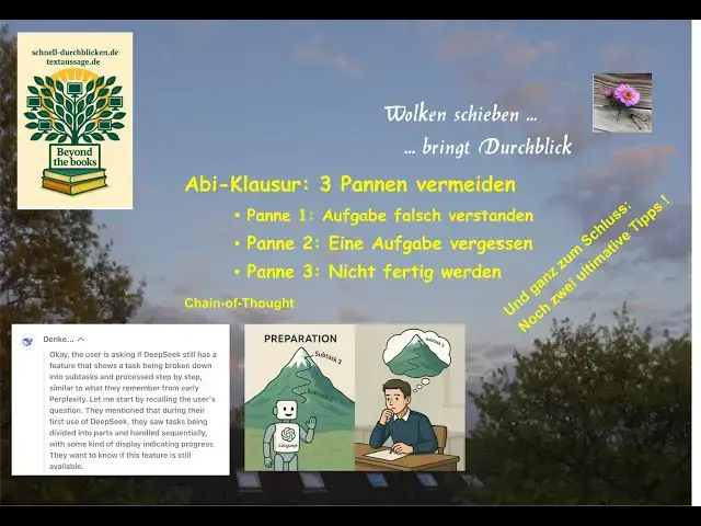 'Video thumbnail for Abi-Klausur: 3 Pannen mit einer Methode vermeiden - und zwei Zusatztipps für mehr Punkte'