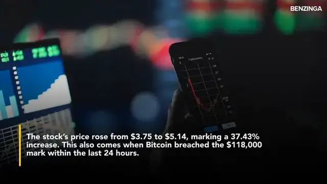 'Video thumbnail for BTC Digital Soars Over 35% After Hours On Georgia Mining Breakthrough, Bitcoin Surge'