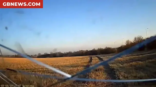'Video thumbnail for Watch as drunk driver PLOUGHS into a tree and plots to ditch the car'