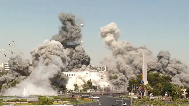 'Video thumbnail for Israel Launches attacks on Syrian defence ministry and near presidential palace'