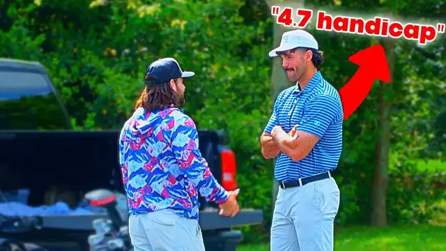 'Video thumbnail for Catching Random Golfers LYING about their Handicap...'