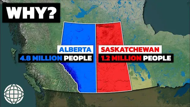 'Video thumbnail for Why So Few Canadians Live In Saskatchewan As Compared To Alberta'