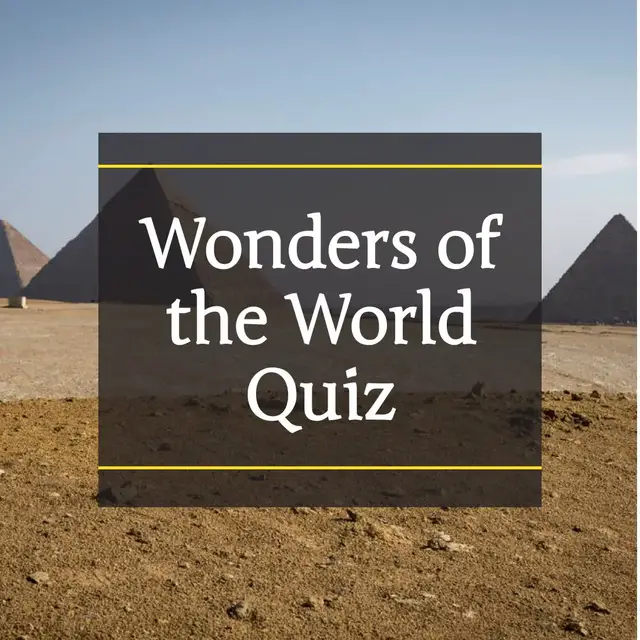 'Video thumbnail for Wonders of the World Quiz & Trivia'