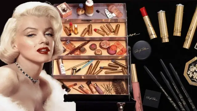 'Video thumbnail for Marilyn Monroe's REAL Makeup collection compared to Besame Cosmetics Marilyn Collection'