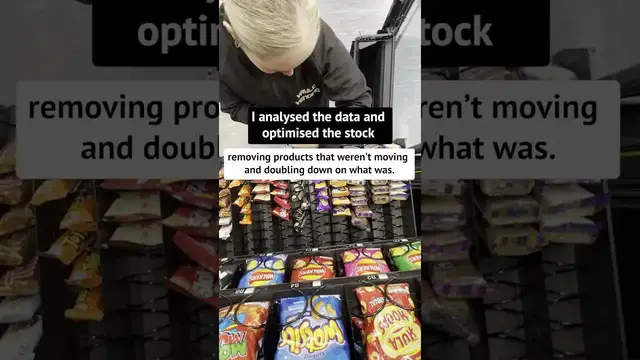 'Video thumbnail for Money Making Meg: vending machine roi case study'