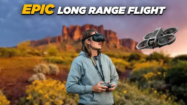 'Video thumbnail for EPIC Long Range FPV flight with the DJI AVATA 2 | Full Long Range Flight'