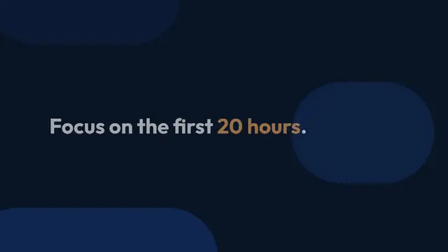 'Video thumbnail for Learn Anything in 20 Hours'
