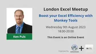 'Video thumbnail for Boost your Excel Efficiency with Monkey Tools | Ken Puls'