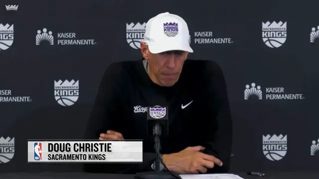 'Video thumbnail for Doug Christie Wants More from Kings after 2-Game Skid'