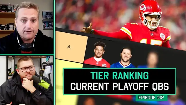 'Video thumbnail for Tier Ranking Current Playoff QBs | Football Today'