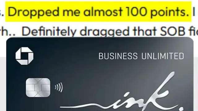 'Video thumbnail for cal barton: chase reporting business cards to personal credit explained'