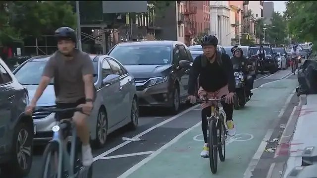 'Video thumbnail for Judge says Bedford Ave. protected bike lane can be removed'