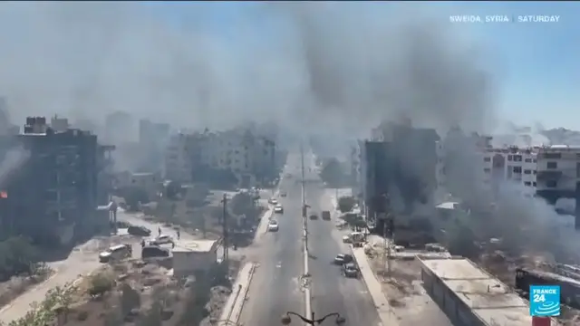 'Video thumbnail for Despite the ceasefire, Syria’s Al-Sharaa faces unrest'