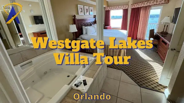 'Video thumbnail for Room Tour: Westgate Lakes Resort One Bedroom Deluxe Villa'