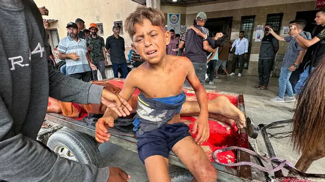 'Video thumbnail for Dozens of Palestinians killed seeking food as Gaza starves'