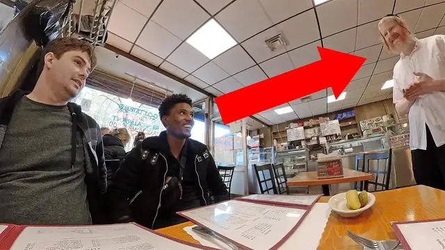 'Video thumbnail for Black Guy Orders in Yiddish at Jewish Restaurant, Everyone Shocked'