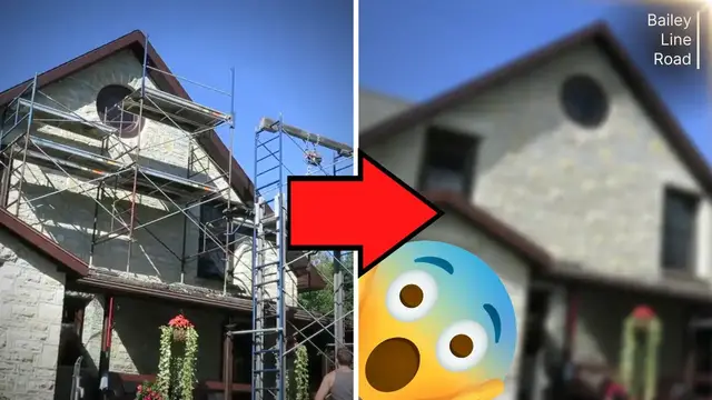 'Video thumbnail for Emotional Moment as Scaffolding Comes Down to Reveal GORGEOUS Hand-Built Home'