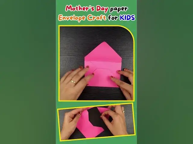 'Video thumbnail for Mother’s Day paper Envelope Craft for KIDS  #kidscrafts #mothersdaycraft #papercraft'