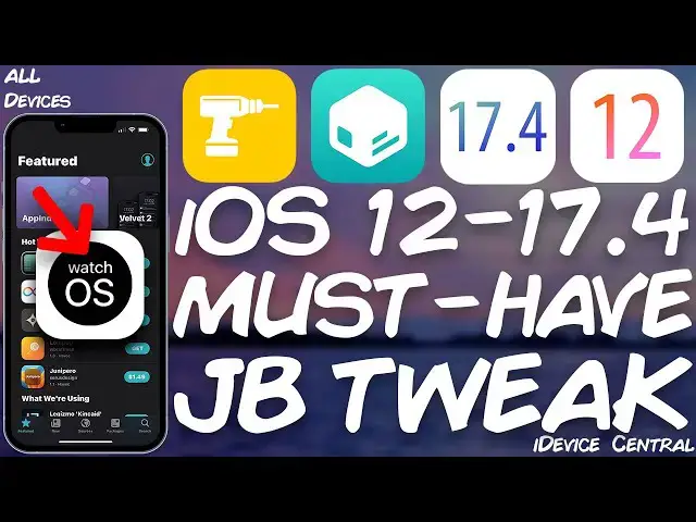 'Video thumbnail for iOS 12 - 17.4 (All Devices) MUST-HAVE JAILBREAK TWEAK: Pair & Use Apple Watch Without Updating iOS'