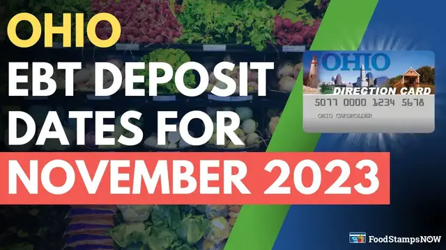 'Video thumbnail for Ohio Food Stamp Deposit Dates for November 2023'