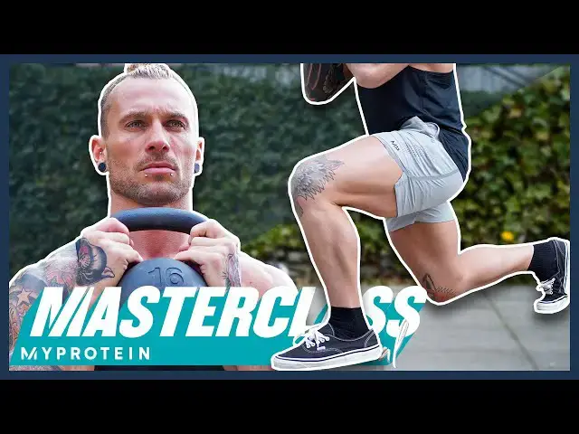 'Video thumbnail for How To PERFECT Kettlebell Lunges & Common Mistakes To Avoid  | Masterclass | Myprotein'