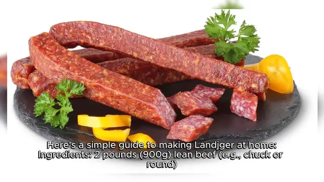 'Video thumbnail for Landjäger Recipe'