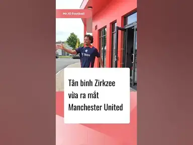 'Video thumbnail for Tân binh Zirkzee vừa công bố ký hợp đồng với Manchester United #dhlcgd#manchesterunited #zirkzee'