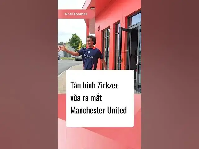 'Video thumbnail for Tân binh Zirkzee vừa công bố ký hợp đồng với Manchester United #dhlcgd#manchesterunited #zirkzee'