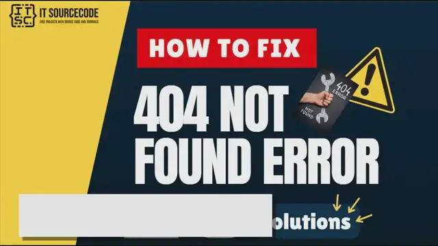 'Video thumbnail for 404 Not Found Error: What Does it Mean and How can you fix it?'