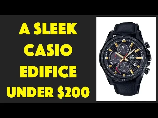 'Video thumbnail for The Sleek Casio Edifice EQS900CL-1AV Solar Watch Review'