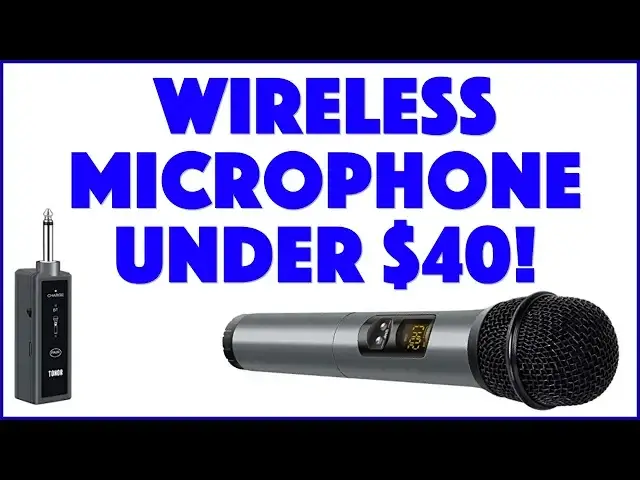 'Video thumbnail for Tonor Wireless Handheld UHF Microphone Reviewed'