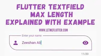 'Video thumbnail for Flutter Textfield Maxlength Detailed Explanation With Example- Best Flutter Guide'